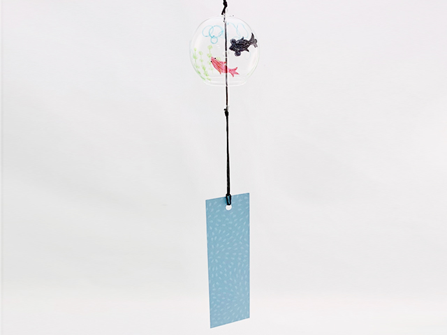 涼やかな夏の響きガラス風鈴の絵付け教室 日本出張ワークショップ協会（講師）