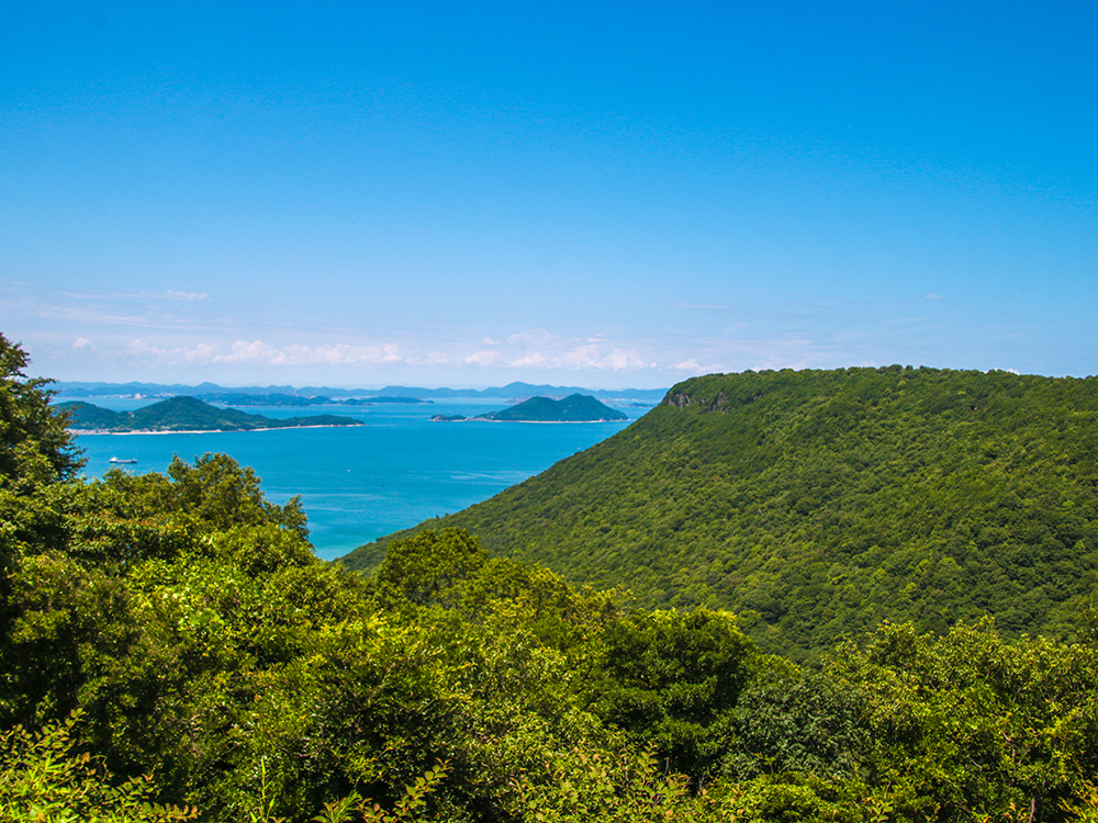 屋島から望む瀬戸内海