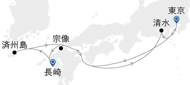 航路図