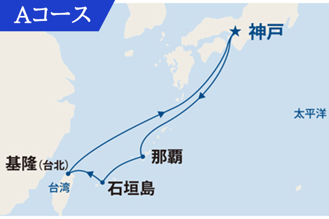 ダイヤモンド・プリンセス航路図