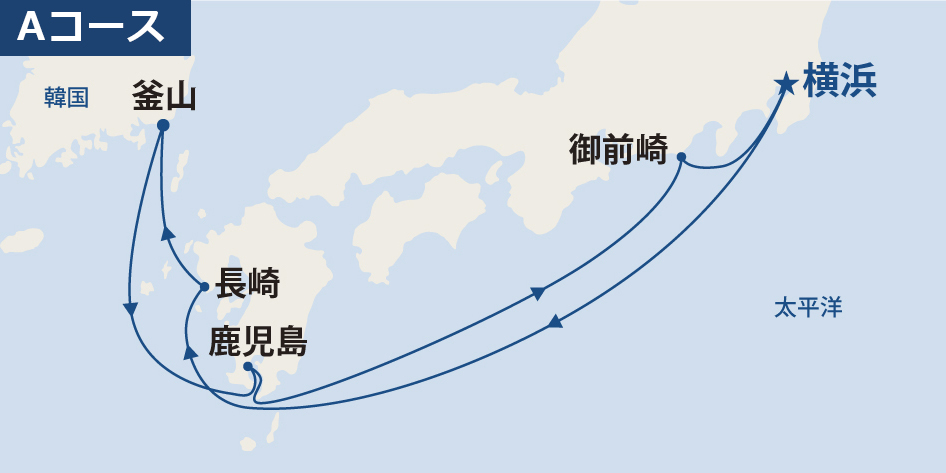 ダイヤモンド・プリンセス航路図