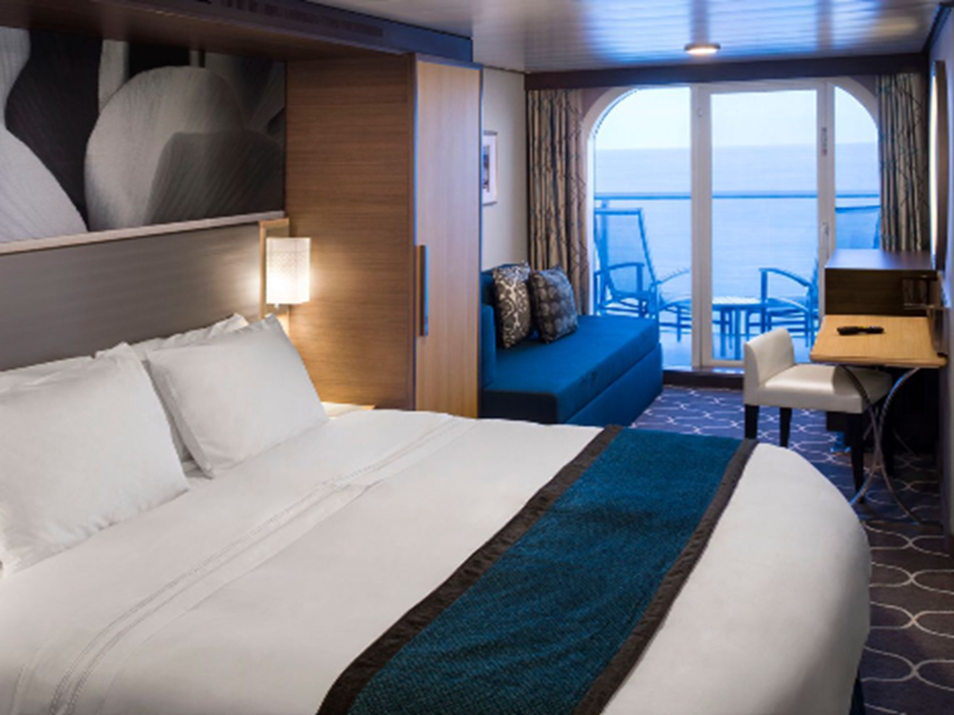 海側バルコニー