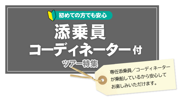 初めてでも安心！添乗員・コーディネーター付き外国船クルーズツアー