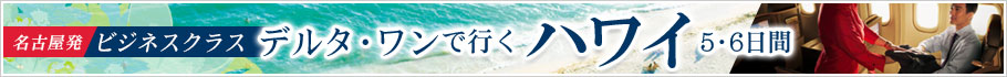 【名古屋発】デルタ航空ビジネスクラスで行くハワイ