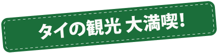 タイの観光 大満喫！