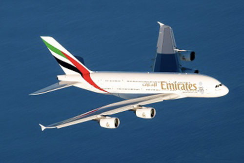 エミレーツ航空の機体
