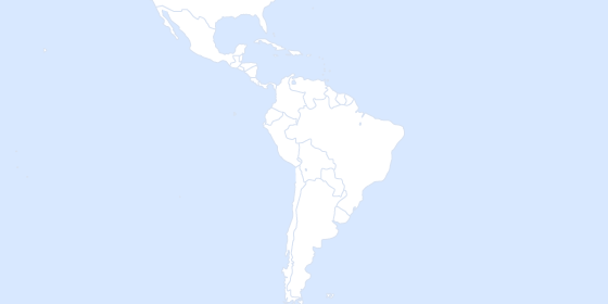 中南米・カリブ地図