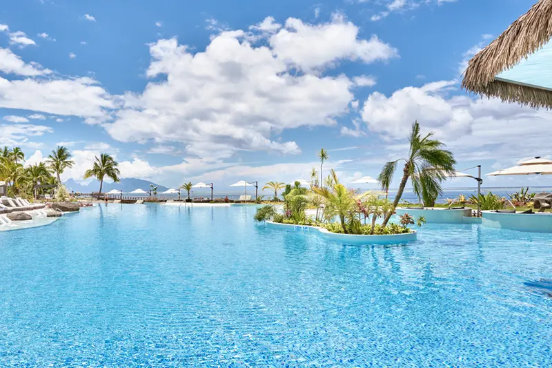 ヒルトン・ホテル・タヒチ　プール