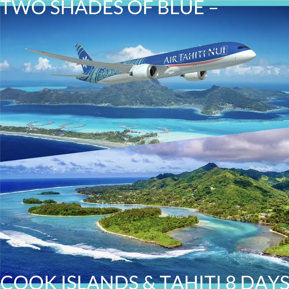 エアタヒチヌイ　機影　クック諸島　ラロトンガ スマホサイズ画像