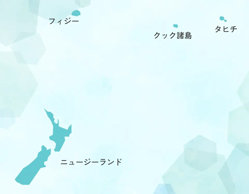 クック諸島周辺地図