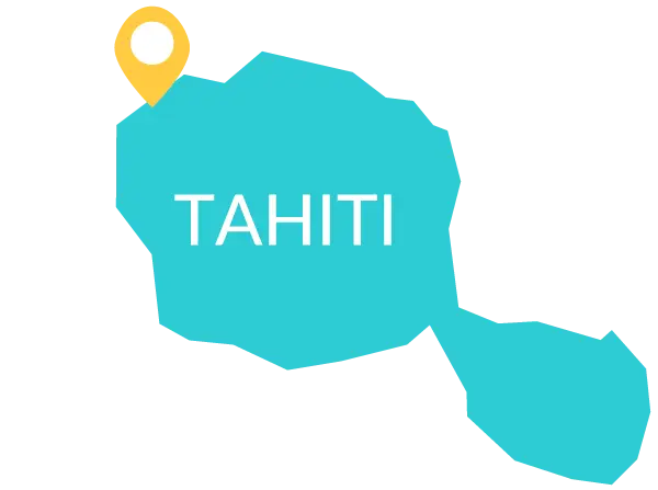 ヒルトン・ホテル・タヒチ 位置 地図