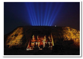アブシンベル神殿/音と光のショー