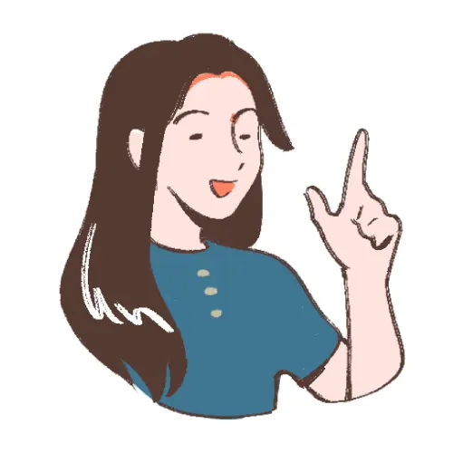 嬉しそうな表情の女性