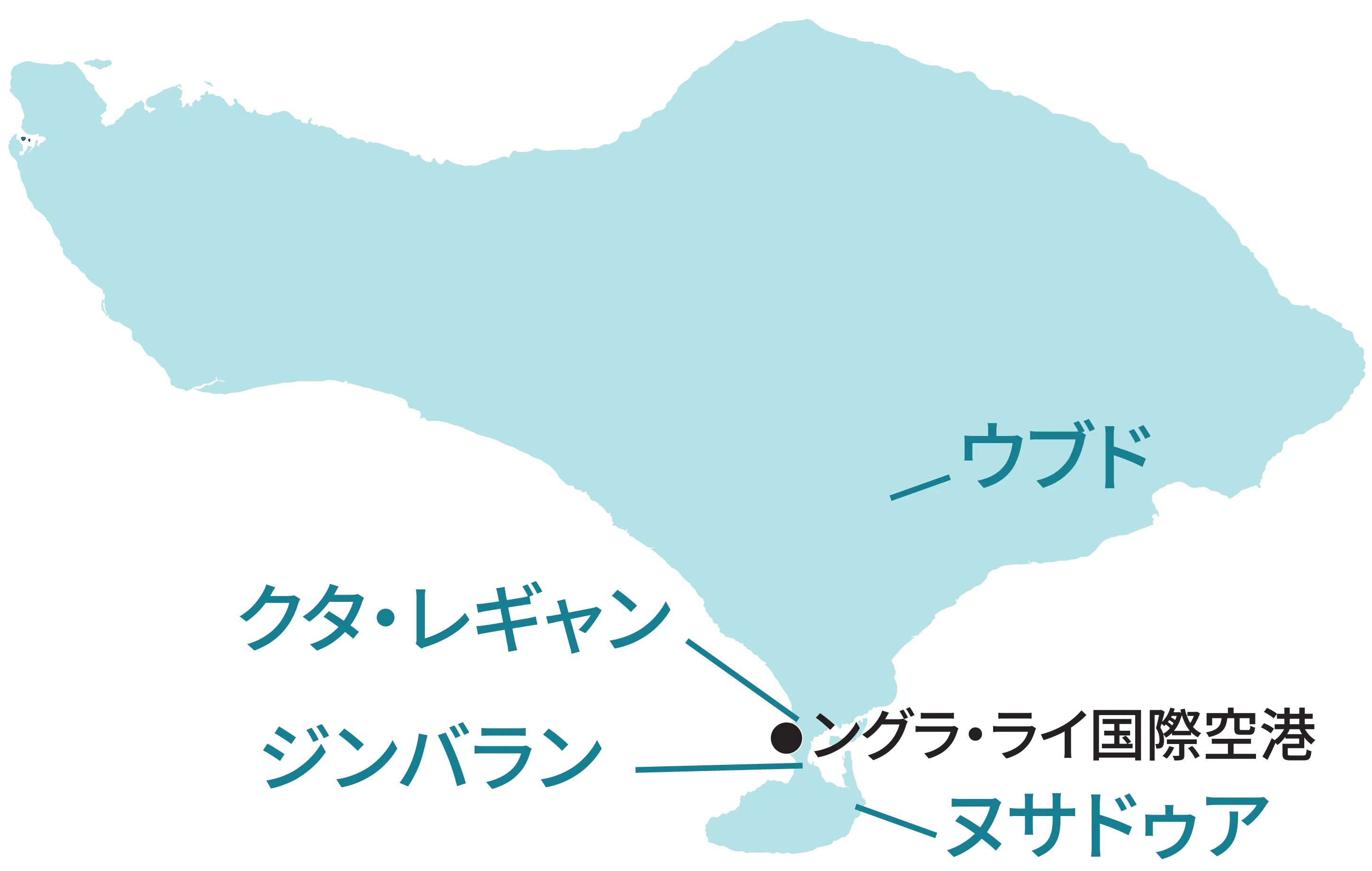 バリ島 地図
