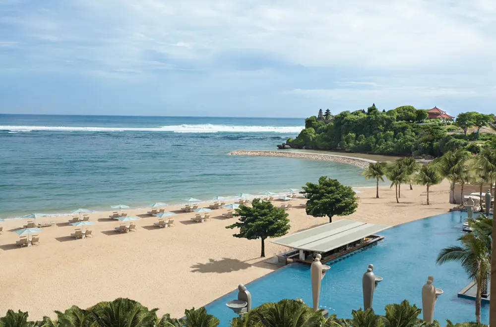 ムリリゾート ビーチの前