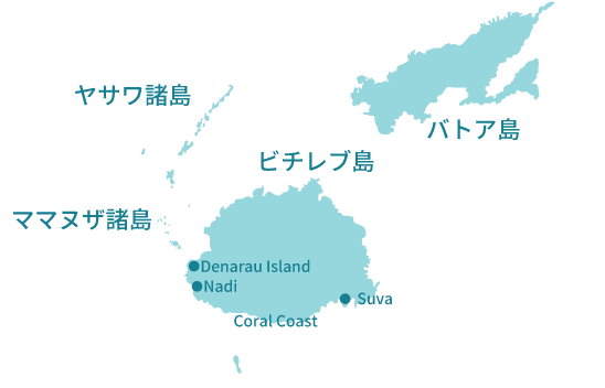 フィジー地図
