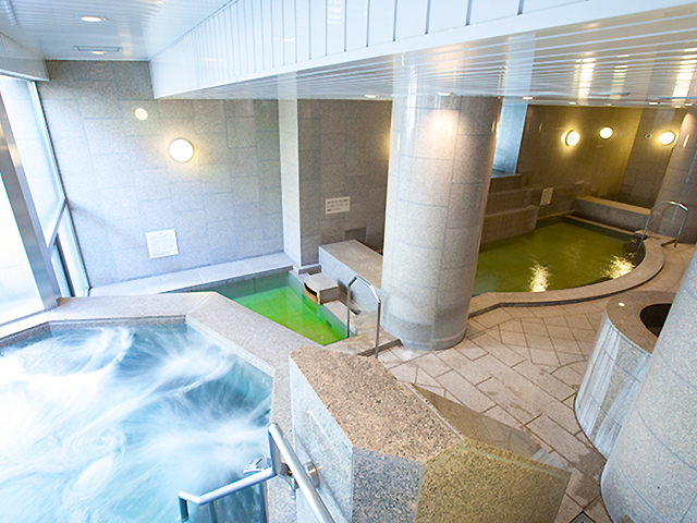宿泊者専用の天然温泉