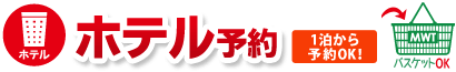 ホテルのみ　1泊からご予約できます。