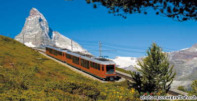 ゴルナーグラート鉄道 イメージ