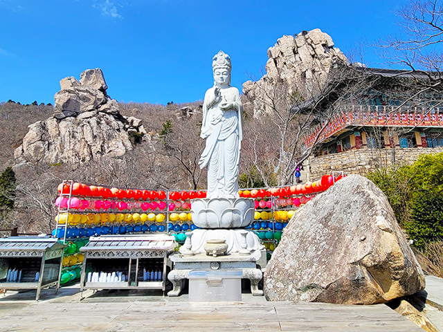 韓国三大海水観音聖地のひとつ菩薩庵（ポリアム）【南海】