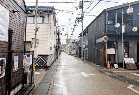 益田市のメインストリート
