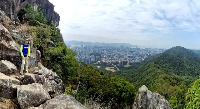 ライオンロック手前