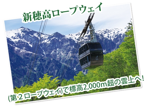新穂高ロープイェイ写真イメージ