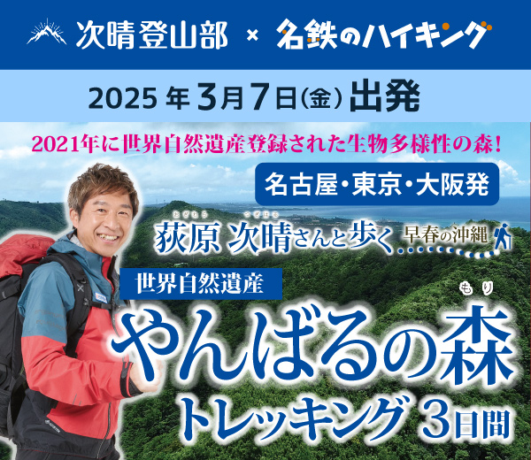 荻原次晴さんと歩く早春の沖縄　やんばるの森 トレッキング
