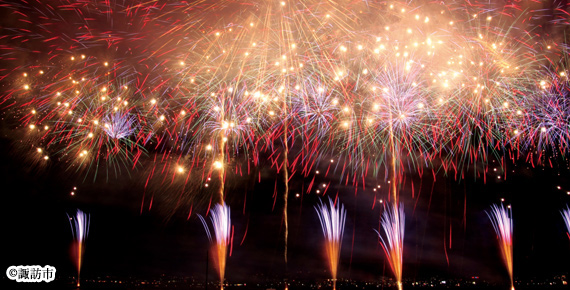 諏訪湖祭湖上花火大会