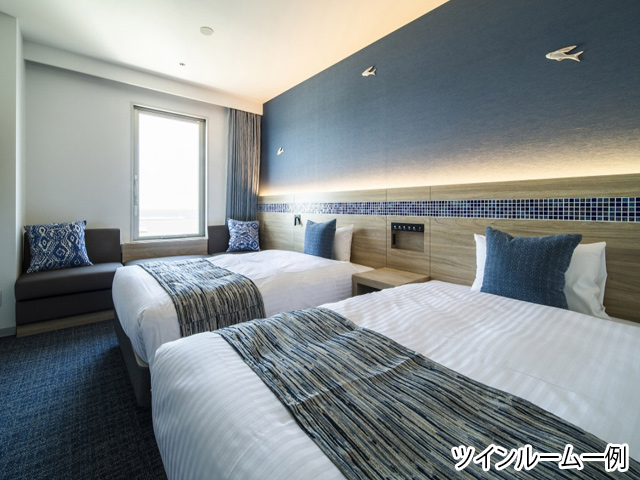 GOTO TSUBAKI HOTELのツインルームイメージ写真