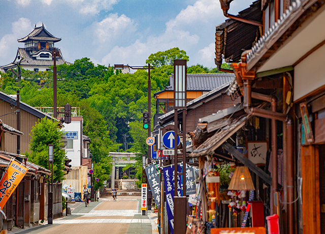 犬山城下町