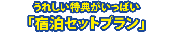 宿泊セットプラン