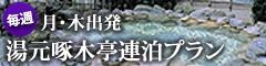 湯元啄木亭連泊プラン