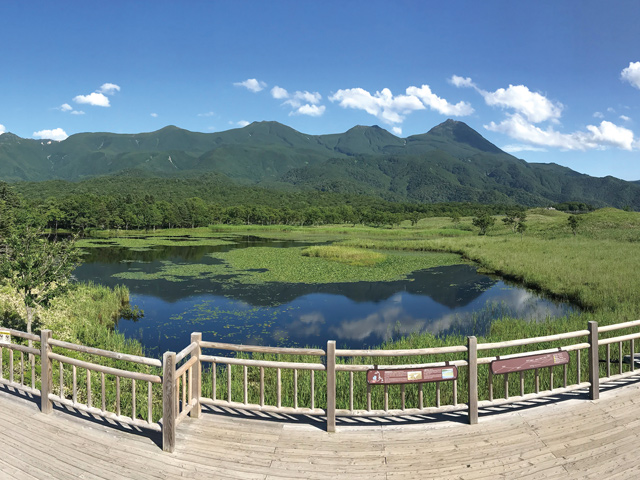 知床五湖のひとつ一湖写真