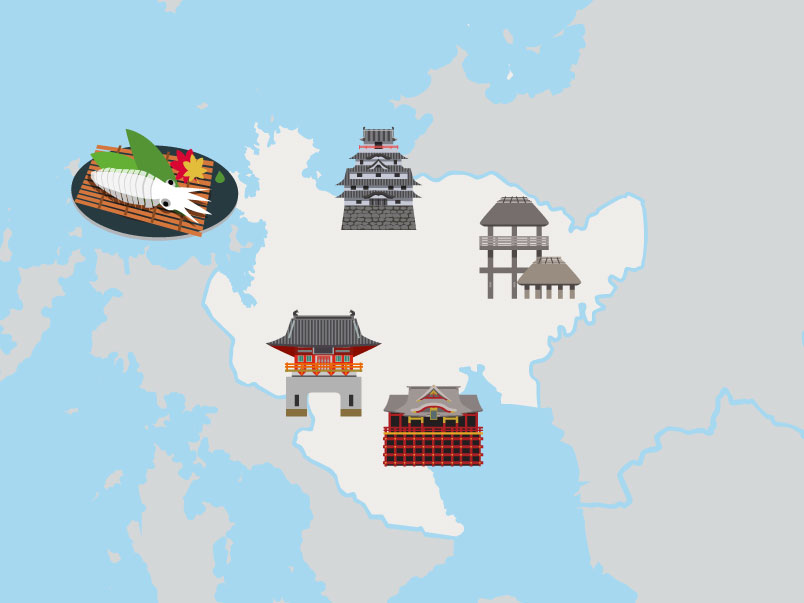 佐賀の地図