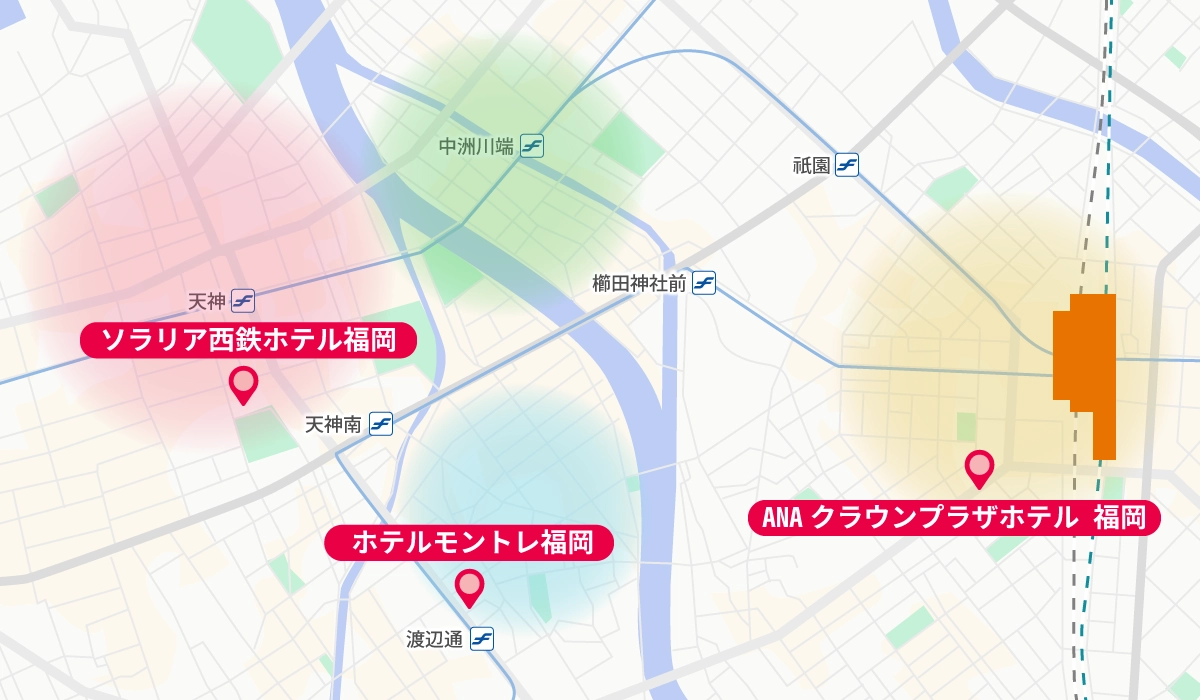 福岡観光マップ