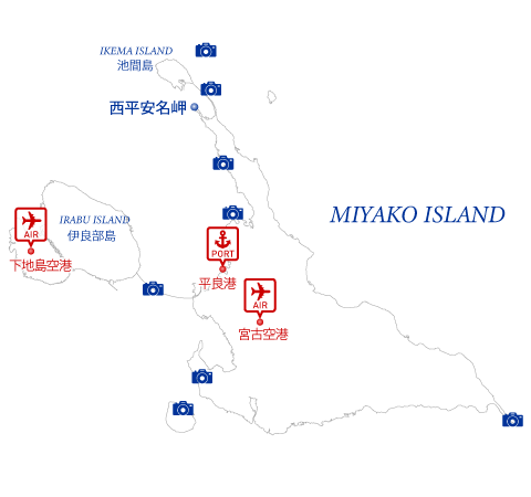 宮古島マップ
