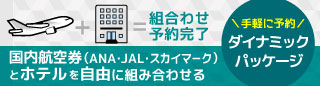 ホテルと航空券のセット ダイナミックパッケージ