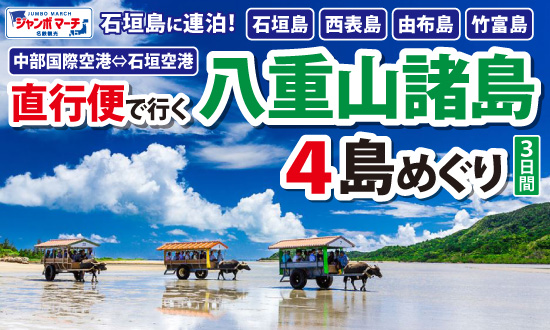 往復直行便で行く！八重山諸島４島めぐり3日間