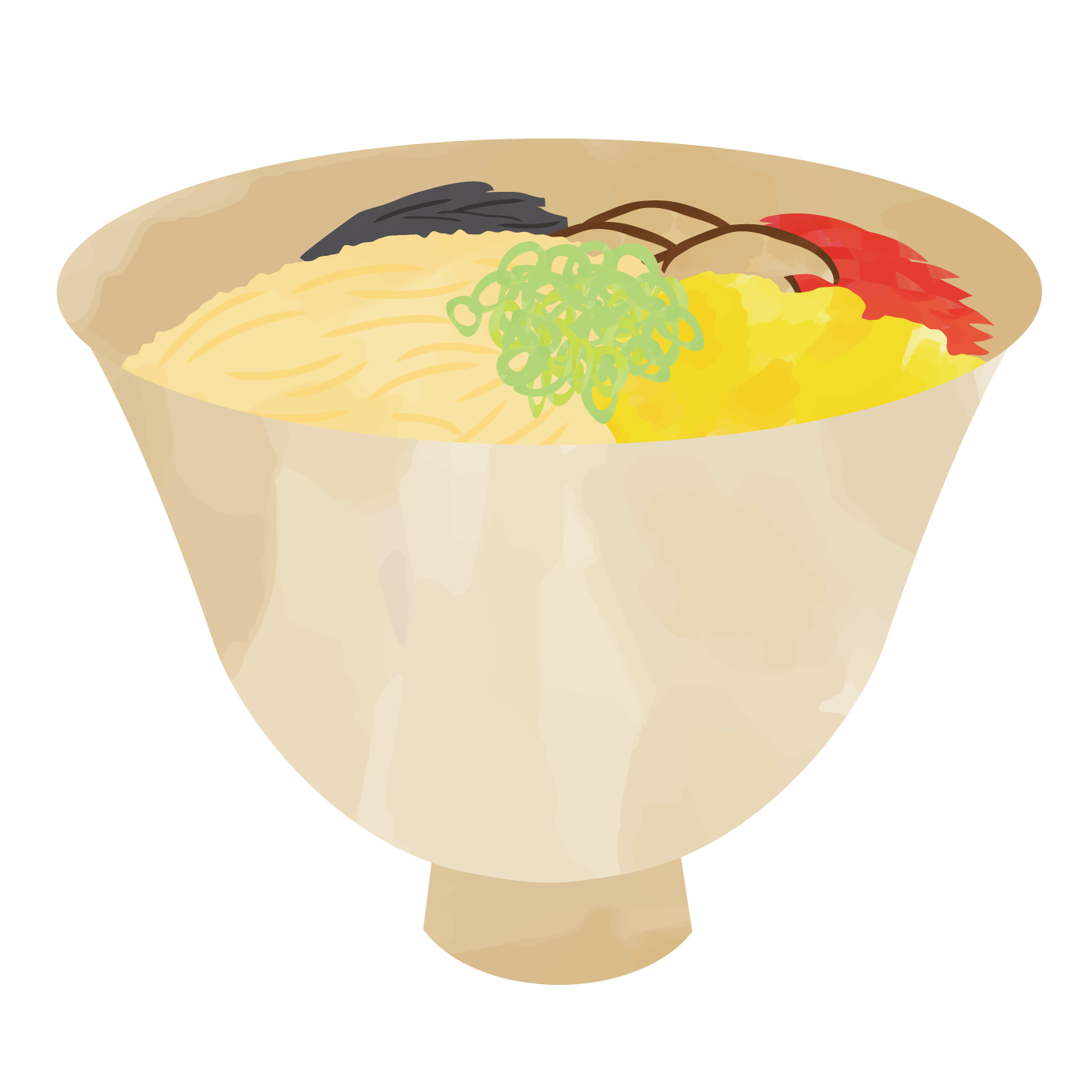 鶏飯　イラスト