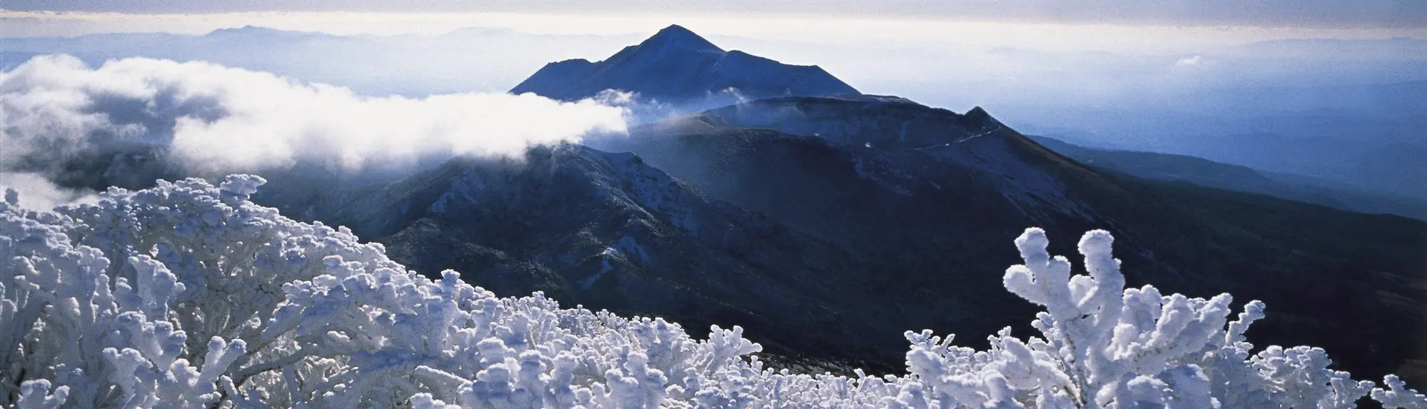 霧島連山冬景色