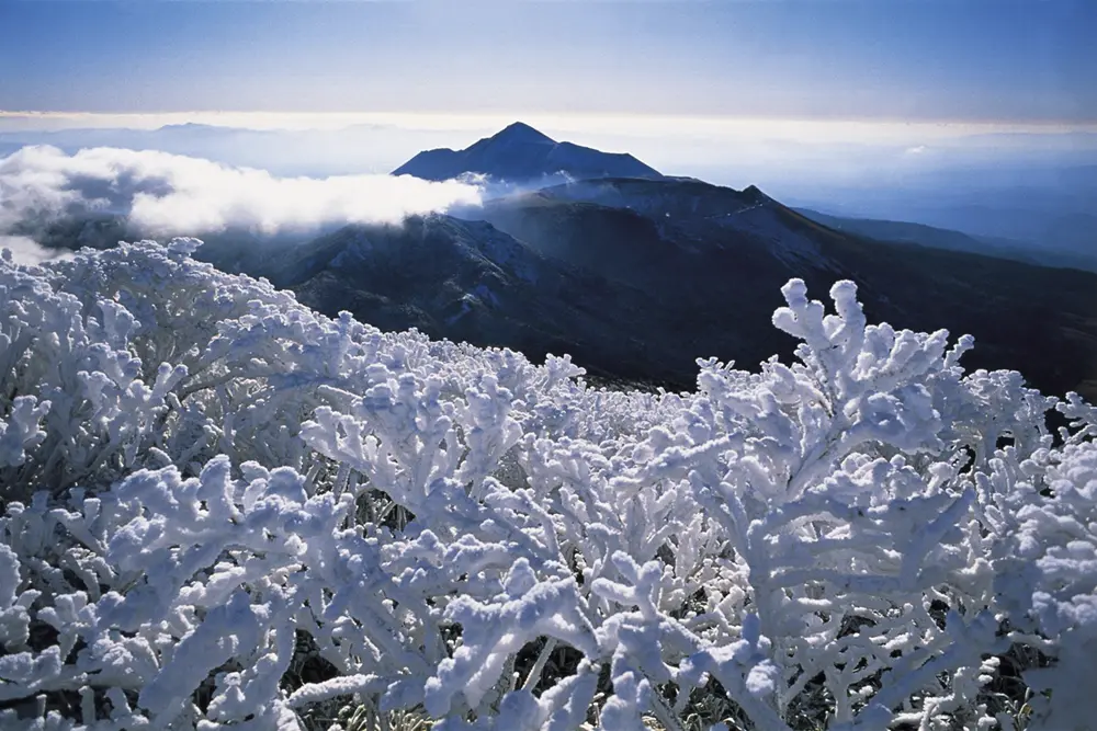 霧島連山冬景色