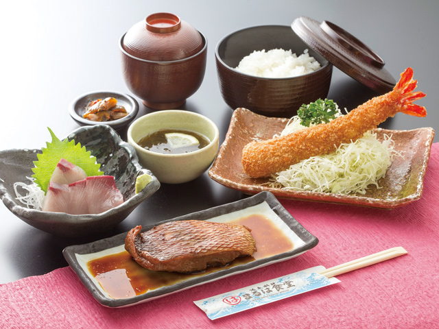 エビフライランチ