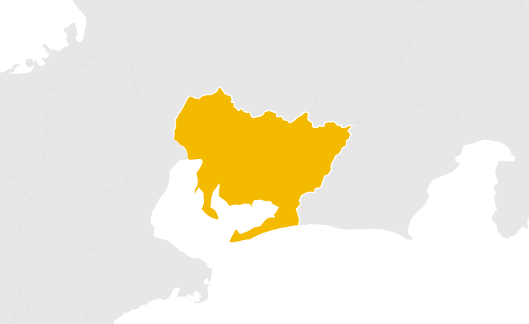 東海周辺地図