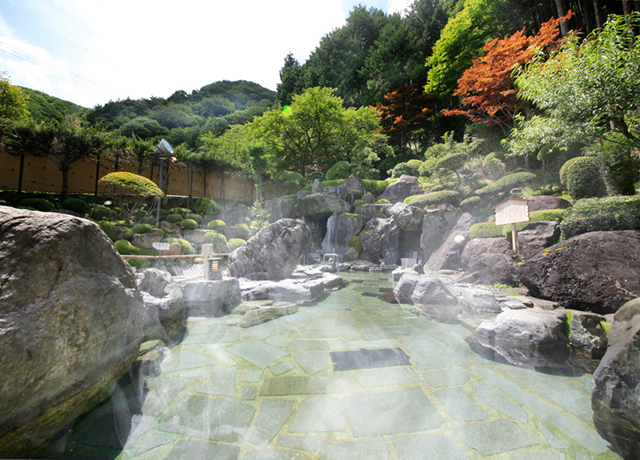 湯元ホテル阿智川_露天風呂