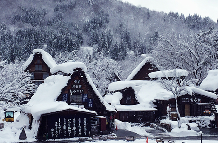 Shirakawa-go and Takayama Winter One Day Bus Tour with English Speaking Staff Departing from Nagoya