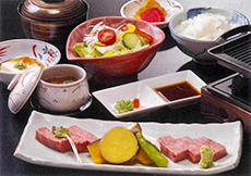 Grilled Hida Beef Lunch