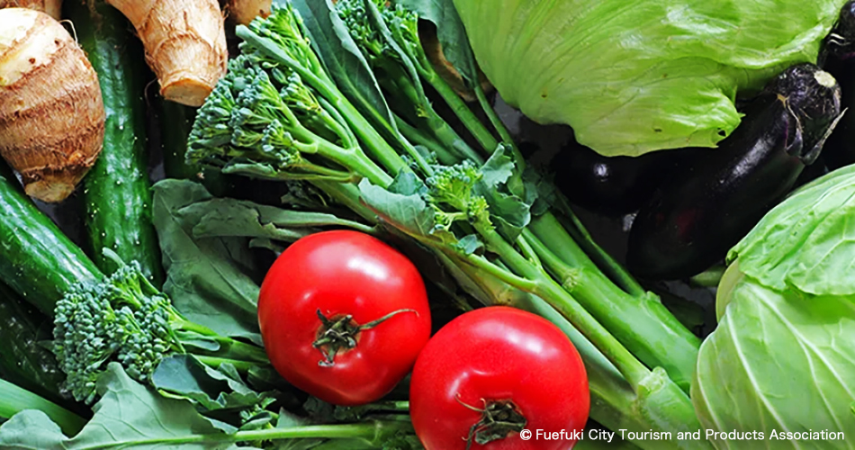 Fuefuki produced food [Illustrative Photography]