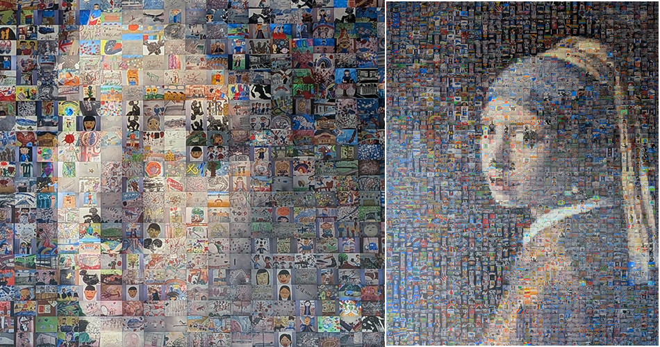 Tottori Prefectural Museum of Art -Mosaic Art-[Illustrative Photography]